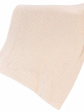 Barefoot Dreams CozyChic Lite Light Pink Ribbed Blanket 40 x 30 Style 467